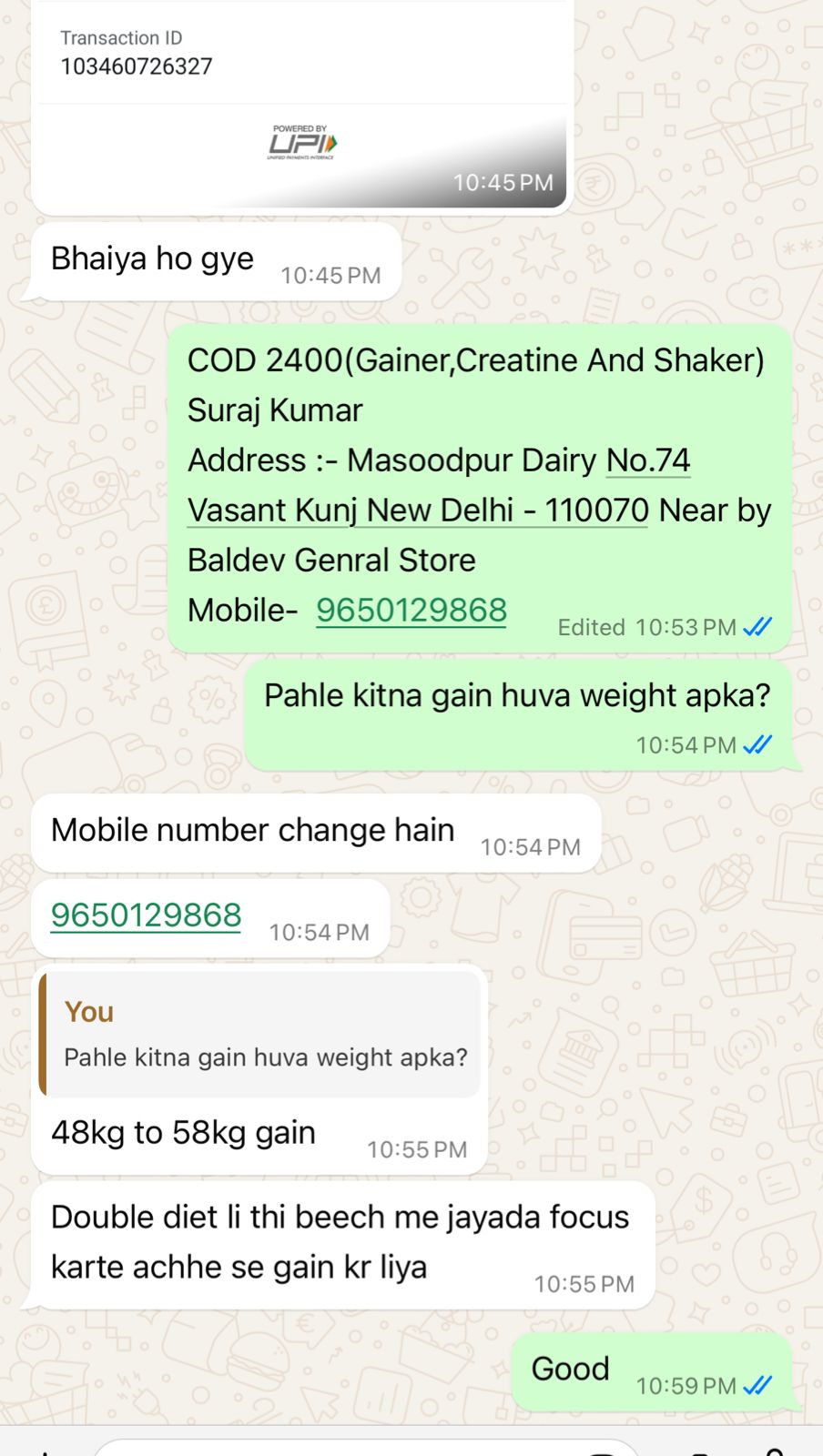 Desi Pride Nutrition Our Customer Reviews